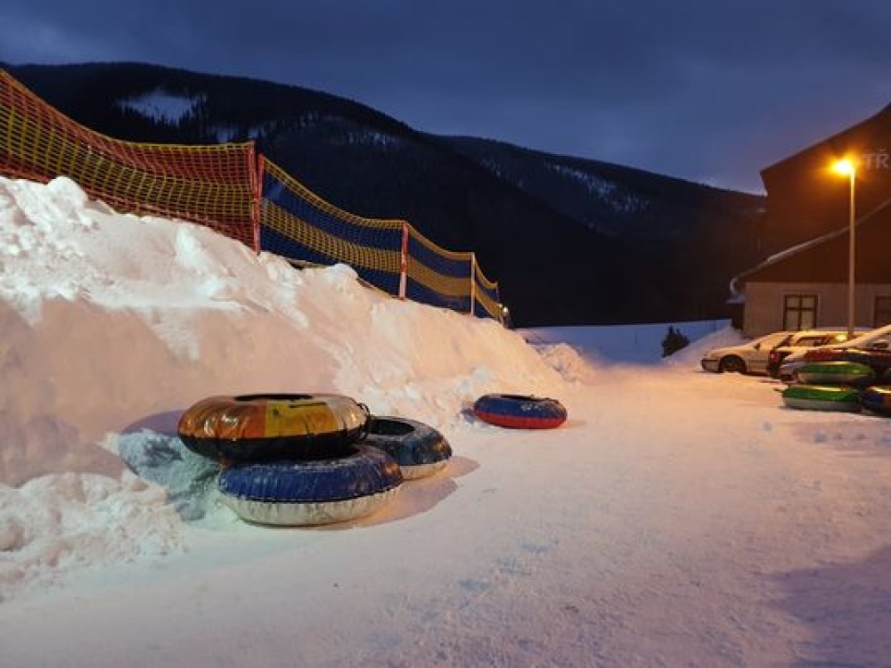 Snowtubing u hotelu Olympie